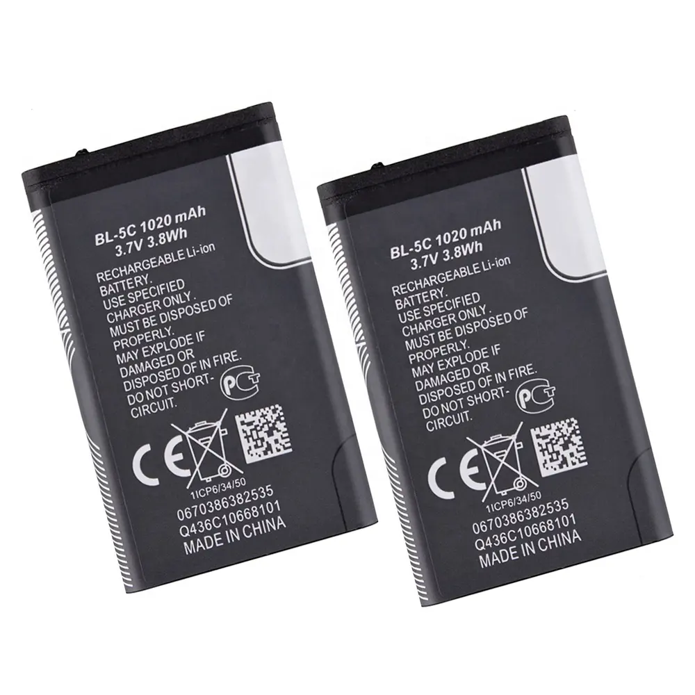 Factory direct supply lithium battery replacement for BL-4C BL/5C AAA grade battery cell