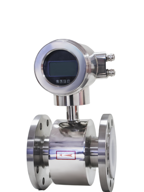 Special Appearance Electromagnetic Flow Meter Liquid Measurement Device OEM Support High Accuracy RS485 Communication
