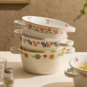 Bol à soupe amphore peint à la main ménage grande capacité <span class=keywords><strong>farine</strong></span> d'<span class=keywords><strong>escargot</strong></span> bol de nouilles instantanées vaisselle en céramique de grande valeur bol à ramen - Product Image 5