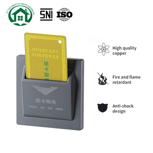 Interrupteur d'alimentation pour hôtel Pano.V SNI, économie d'énergie, 40A, interrupteur à carte, clé électrique, insertion de carte IC, 220V - Product Image 3