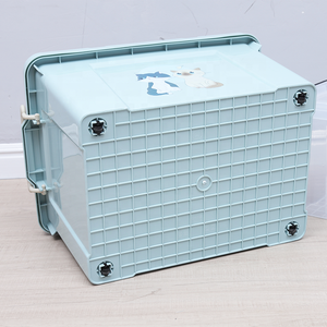 Container de Armazenamento de Plástico Durável com Rodas para Cozinha, OEM Direto da Fábrica, Ideal para Armazenamento de Alimentos a Granel - Product Image 2