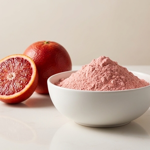 Poudre d'orange sanguine instantanée en granulés fins, séchée par pulvérisation, issue de matières premières d'orange sanguine fraîche et mûre - Product Image 1