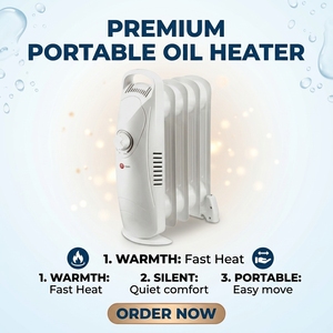 Radiateur <span class=keywords><strong>électrique</strong></span> OEM portable pour usage domestique, à 5/7/9/11 ailettes, à huile, avec prise US - Product Image 4