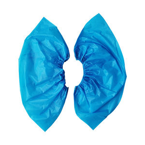 Cubierta médica para zapatos CPE, cubierta desechable para calzado, a prueba de agua, hecha a máquina - Product Image 1