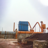 Rouleau de support de four rotatif d'usine de ciment-Four rotatif pour la calcination de gypse 150 tonnes/h