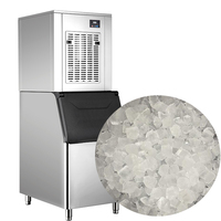 Distributeur automatique d'eau glacée de machine à glaçons de pépite commerciale et de fabrication de glace