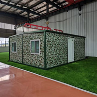 Casa Contenedor Expandible Moderna de Lujo de 40 y 20 Pies, Lista para Usar, de 2 a 5 Dormitorios, para Hotel, Oficina, Centro Comercial