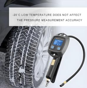 Manometro Digitale LCD di Alta Precisione per Gonfiaggio <span class=keywords><strong>Pneumatici</strong></span> <span class=keywords><strong>Auto</strong></span> con Precisione di 0,2 PSI, <span class=keywords><strong>Misuratore</strong></span> di <span class=keywords><strong>Pressione</strong></span> Facile da Leggere, Sgonfiatore d'Aria (Batteria AAA) - Product Image 4