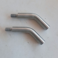 Connecteur d'extrémité de barre en acier inoxydable 304 massif, finition satinée brossée, résistant à la rouille, pour barre de rampe d'escalier de 12 mm, directement de l'usine