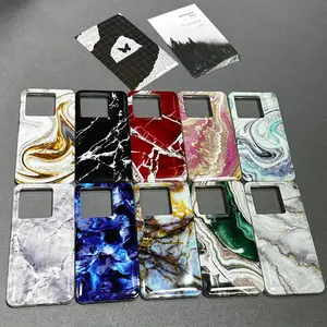 Glitter Gradient Marble Phone Case For iPhone 15 14 13 12 11 pro max back cover