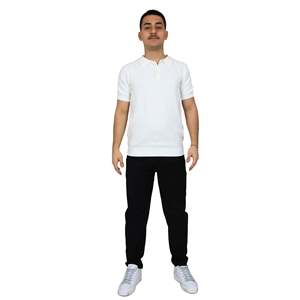 Richmond X Men's <b>Polo</b> UM24214PO <b>White</b> Short Sleeve Cotton <b>Polo</b> Shirt Casual Wear - Product Image 4