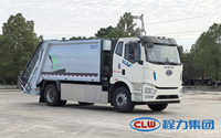 Camion compacteur électrique haute efficacité 18T GVW, camion collecteur de déchets, Euro 6, zéro émission pour l'assainissement urbain