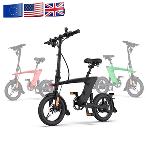Bicicleta Eléctrica Plegable de 14 Pulgadas, Marca China Stock, con Batería de 36V, para Adultos, Modelo H1, Nuevo Diseño, Cuadro de Acero - Product Image 1