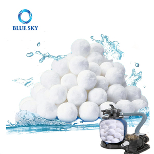 Tái sử dụng 1.54lbs hồ bơi Lọc bóng hồ bơi Lọc phương tiện truyền thông bóng thay thế cho cát lọc bơm & trên mặt đất hồ bơi Máy hút bụi bộ phận - Product Image 1