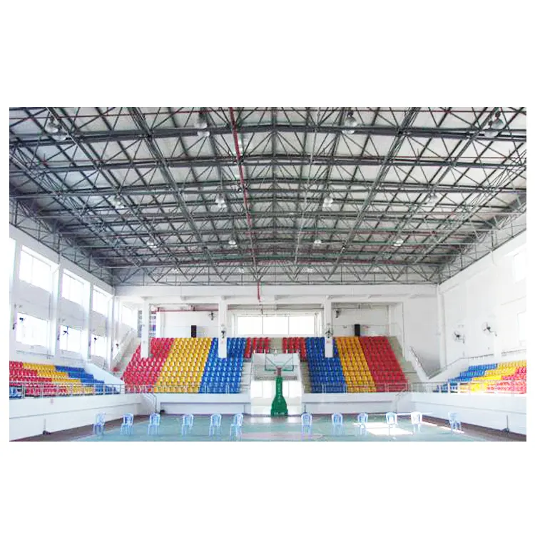 Prefabricated Steel Structure Building Stadium for Indoor Sports Center Construction