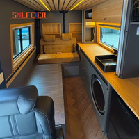 Meubles de rangement sur mesure pour camping-car, armoires intérieures de camping-car en mélamine et contreplaqué peuplier HPL