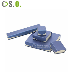 Caja de almacenamiento de joyería de forma octogonal de lujo al por mayor revestimiento UV de lujo en relieve para anillo colgante collar embalaje de joyería - Product Image 2