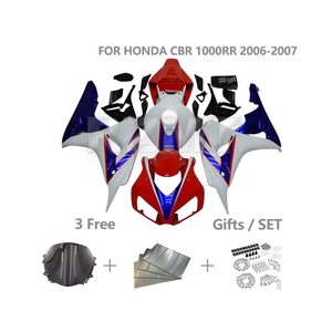Kit de carénages pour HONDA CBR1000RR 2006 2007 CBR 1000RR, kit de carénage de moto personnalisé, ensemble de pièces de carrosserie en ABS injecté H1007-103a - Product Image 1