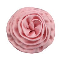 Bouton de rose en satin mat de 7 cm pour corsage, bijoux et accessoires vestimentaires – Idée cadeau géniale