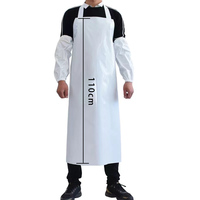 Tablier de chef en TPU robuste et durable, personnalisé, pour boucher, cuisine, abattoir, soudage à l'arc argon, alimentaire, imperméable