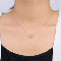 Série de pierres précieuses Collier d'oeufs naturels Bijoux pour femmes Juin Gemstone 12 Birthstone Birthdays Stones White Beryl Mother Necklace