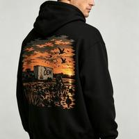 Sweat-shirt graphique pour homme personnalisé, impression hip-hop, vente en gros, avec transfert thermique offset