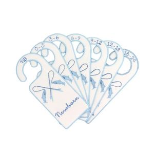 7 pièces de séparateurs de placard pour bébé, personnalisés avec les signes du zodiaque, pour vêtements de nouveau-né à 24 mois, organisateur de placard pour bébé - Product Image 1