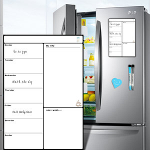 <span class=keywords><strong>Pizarra</strong></span> Magnética Semanal, Planificador <span class=keywords><strong>Mensual</strong></span>, Tablero de <span class=keywords><strong>Calendario</strong></span> para Notas, Pegatinas de Nevera, Borrable, Borrado en Seco, <span class=keywords><strong>Pizarra</strong></span> para Pared - Product Image 5