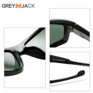 Gafas de Sol Deportivas Greyjack TR90 para Hombre, Polarizadas UV400, para Ciclismo y Pesca, Montura Negra, Lentes TAC Tipo 3 - Product Image 2