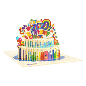 การ์ดอวยพรคริสต์มาสแบบกระดาษพิมพ์ลายแฟนซี 3 มิติ พร้อมเสียงเพลง เป็นมิตรกับสิ่งแวดล้อม ของขวัญการ์ดป๊อปอัพคริสต์มาสที่ดีที่สุด - Product Image 4