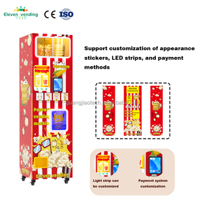 Máquina de Palomitas de Maíz de Alta Rentabilidad Eleven Vending, Máquina Automática para Hacer Palomitas de Maíz con Plataforma de Calentamiento para <span class=keywords><strong>Cines</strong></span> y Tiendas de Golosinas - Product Image 1