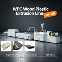 Ligne d'extrusion de bardage mural double-vis PVC WPC PE/ABS 150-200 mm pour panneaux muraux intérieurs à lamelles cannelées, ligne de production clé en main CE