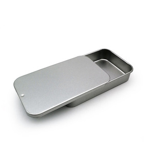 Alta calidad de fábrica, venta al por mayor, personalizado, impreso, caramelo de menta, caja de contenedor de lata cuadrada vacía, pequeña caja de lata con tapa deslizante de Metal - Product Image 3