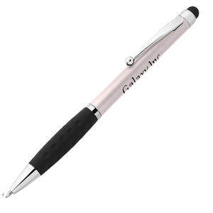 Bolígrafo Metálico Jada con Logotipo Personalizado, Empuñadura de Goma, Detalles Cromados, Clip Metálico, Impresión en Serigrafía, Promocional, Venta al Por Mayor - Product Image 1