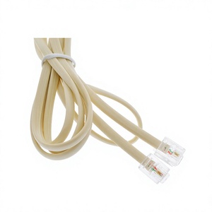 <span class=keywords><strong>Cable</strong></span> Telefónico DSL <span class=keywords><strong>de</strong></span> Cobre <span class=keywords><strong>de</strong></span> <span class=keywords><strong>30</strong></span> <span class=keywords><strong>Metros</strong></span> con Conectores Modulares RJ11 6P2C Macho a Macho - Product Image 1