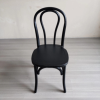 Chaise Thonet en bois massif d'usine Chaise empilable pour fêtes de mariage
