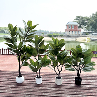 Grand Arbre Artificiel en Caoutchouc (Ficus) 110 120 150cm Prix Usine Vente en Gros Intérieur Extérieur QYYN-1405