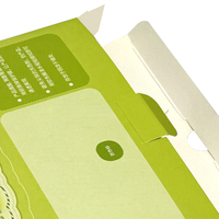 Boîte de papier fenêtre biodégradable personnalisé écologique pour l'emballage alimentaire/cosmétique