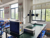 Machine de gravure laser en Fiber de carbone 400x600mm, 1000x600mm, table mobile, portique