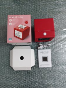 เครื่องพิมพ์ขนาดเล็กยอดนิยม ของเล่นอัจฉริยะ เครื่องพิมพ์แบบพกพาไร้หมึก ควบคุมด้วยเสียงด้วย AI สำหรับเด็ก - Product Image 6