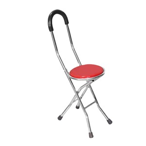Chaise de marche à quatre pieds en acier inoxydable avec siège antidérapant pour la randonnée et le camping - Product Image 3