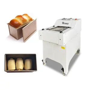 เครื่องปั้นแป้งขนมปังอัตโนมัติ 304 สแตนเลสเบเกอรี่พิเศษอุปกรณ์เบเกอรี่เครื่องสร้างรูปแบบขนมปังปิ้ง