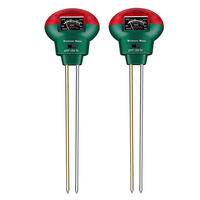 Testeur de sol 3-en-1, humidimètre, mesureur de luminosité - Sans batterie (vert) |   Sonde ABS de 15 cm pour utilisation intérieure/extérieure, PH 3.5-8.0