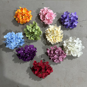 Têtes de fleurs d'hortensia Yixuan, 35 pièces, fleurs artificielles en soie, haute simulation, pour décoration de mariage, accessoire pour cheveux, accessoire de photographie - Product Image 2