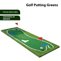 Portable Intérieur/Extérieur Golf Putter Simulation Vert Pratique Haute Qualité Putting Green