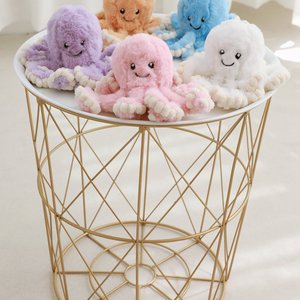 Peluche pieuvre colorée en velours, en coton PP, à tentacules souples, poupée créature marine, cadeau idéal pour votre bien-aimée - Product Image 2