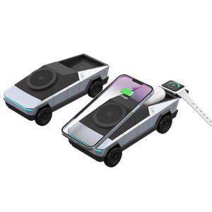<strong>Qi</strong> Cybertruck 15W Fast Charging 3-in-1 Unique Gadgets Magnetic Wireless <strong>Charger</strong> Magnetic Unique Gadgets Mobile <strong>Charger</strong> Factory - Product Image 4