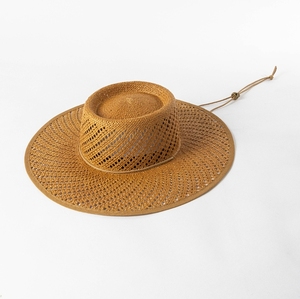 A041703 <span class=keywords><strong>Sombrero</strong></span> <span class=keywords><strong>de</strong></span> Paja Estilo Verano para Viaje, <span class=keywords><strong>Sombrero</strong></span> Cordobés con Cuerda Antiviento, <span class=keywords><strong>Sombrero</strong></span> <span class=keywords><strong>de</strong></span> Sol <span class=keywords><strong>de</strong></span> <span class=keywords><strong>Ala</strong></span> <span class=keywords><strong>Ancha</strong></span> para Playa - Product Image 4