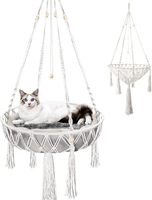 Hamac de fenêtre de lit de balançoire de chat suspendu en coton pour dormir jouant à grimper et se prélasser