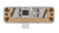 Maison capsule spatiale mobile